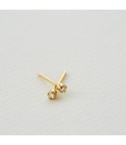 Teeny Tiny Diamond Stud Earrings