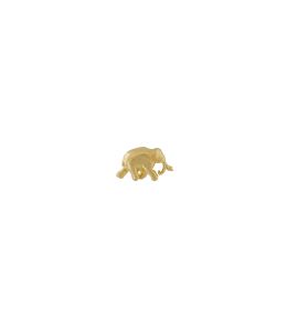 18ct Yellow Gold Teeny Tiny Elephant Single Stud Earring Product Photo