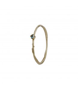 18ct White Gold Aquamarine Fine Vine Ring Product Photo