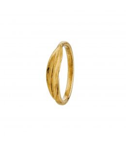 18ct Yellow Gold Tulip Leaf Band Product Photo