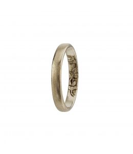 18ct White Gold Wild Rose Wide Wedding Band Product Photo
