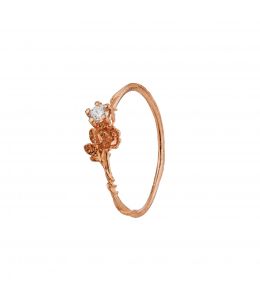 18ct Rose Gold Rosa Noisette Diamond Ring Product Photo